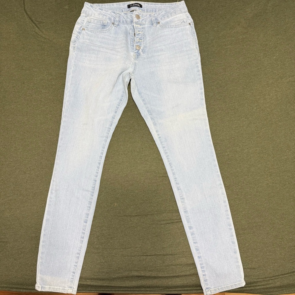 High Rise Skinny Jeans by d.jeans – Light Wash Size 8 Stretch